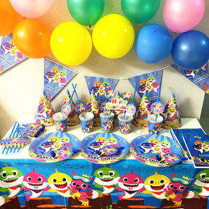 Shark Birthday Party Decorations For Kids Baby Shark Theme Birthday Decorations With Balloon Pump For Guests 180 Pcs Shark Party Supplies Set Party Supplies Toys Games Kiririgardenhotel Com