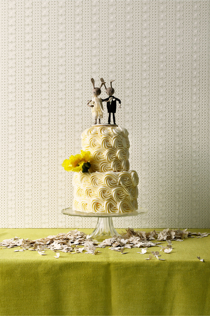 BHLDN's Rabbit Rabbit Wedding Cake Topper