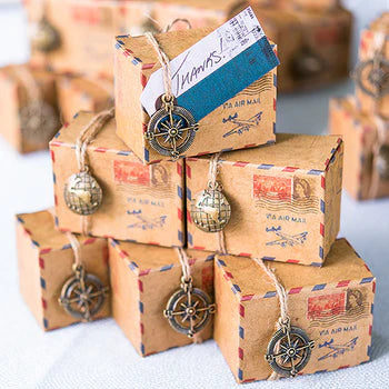 wedding favor box charms