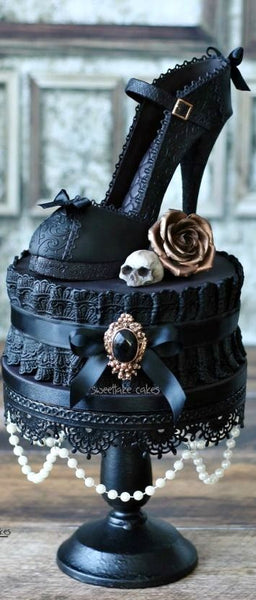 Gothic Shoe Cake