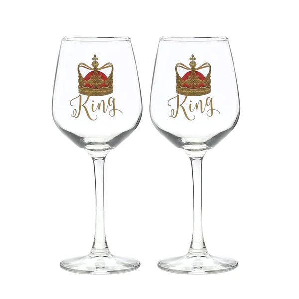 King & King Wine Glasses