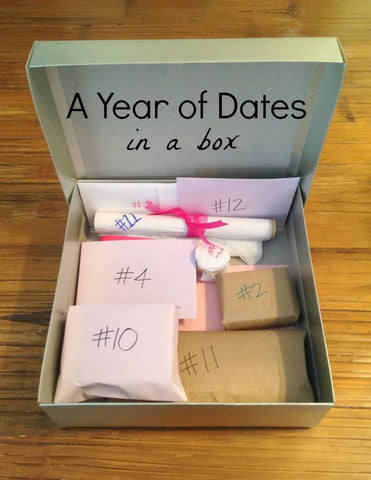 A Year of Dates Easy Anniversary Gift Idea