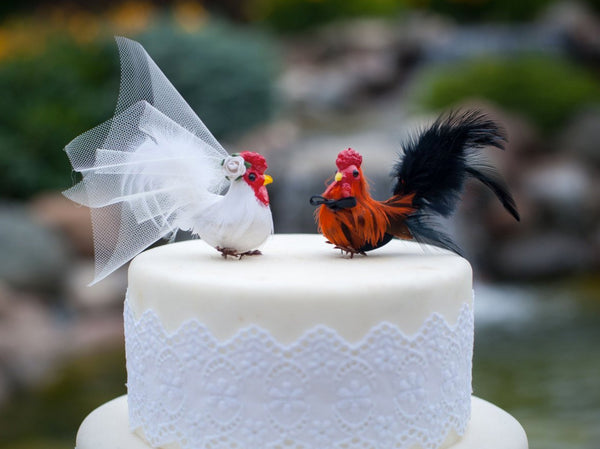 Chicken Wedding Cake Topper