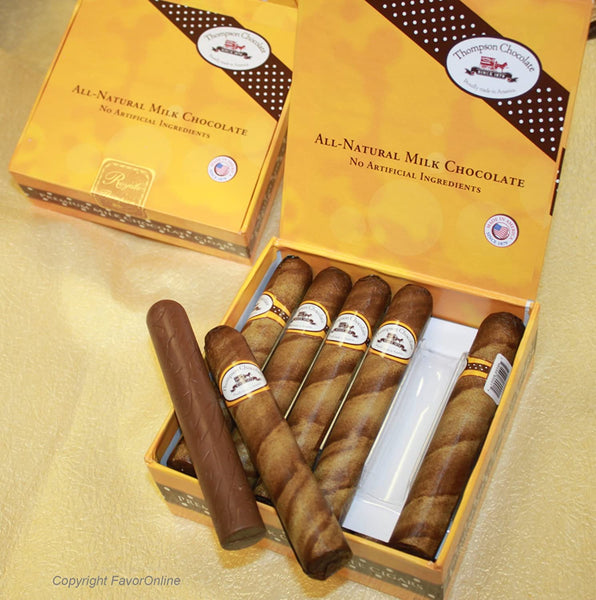 Chocolate cigars delivered