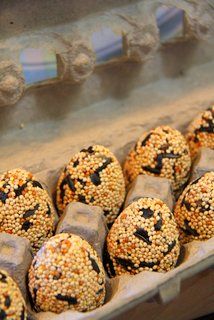 Egg Carton DIY Bird Seed Wedding Favor