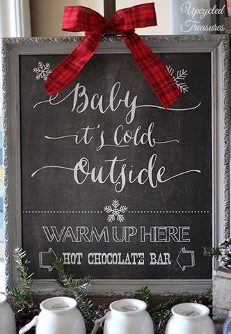 Free Hot Chocolate Printable Bar Sign