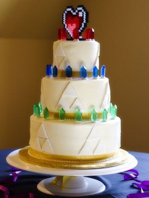 Video Game Wedding Cakes Nintendo Wedding Theme