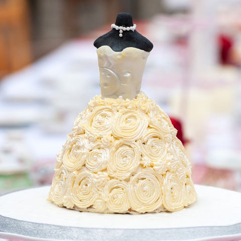 Bridal Shower Wedding Dress Cake