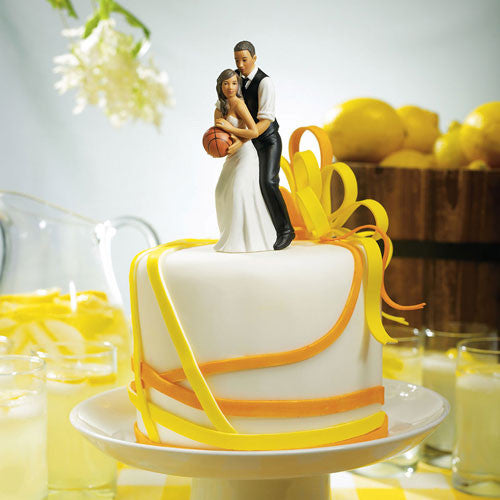 Basketball Bride And Groom Cake Topper  Candy Cake 