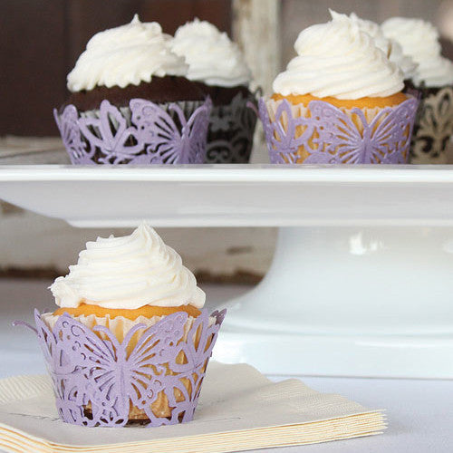 butterfly lace cupcake wrappers