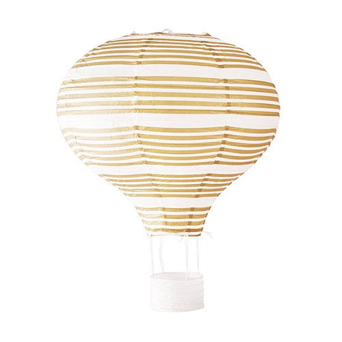 Hot Air Balloon Paper Lantern Set Gold White – Candy Cake Weddings ...