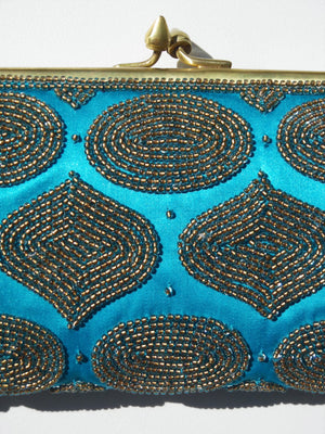 Mosaic Beaded Evening Bag On Satin – IMPERIO jp