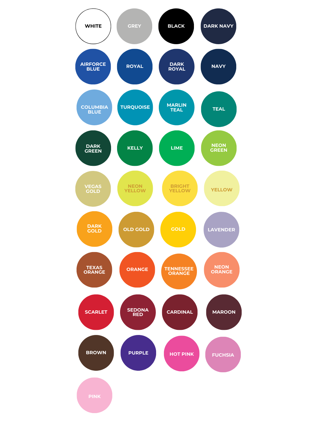 Color Chart