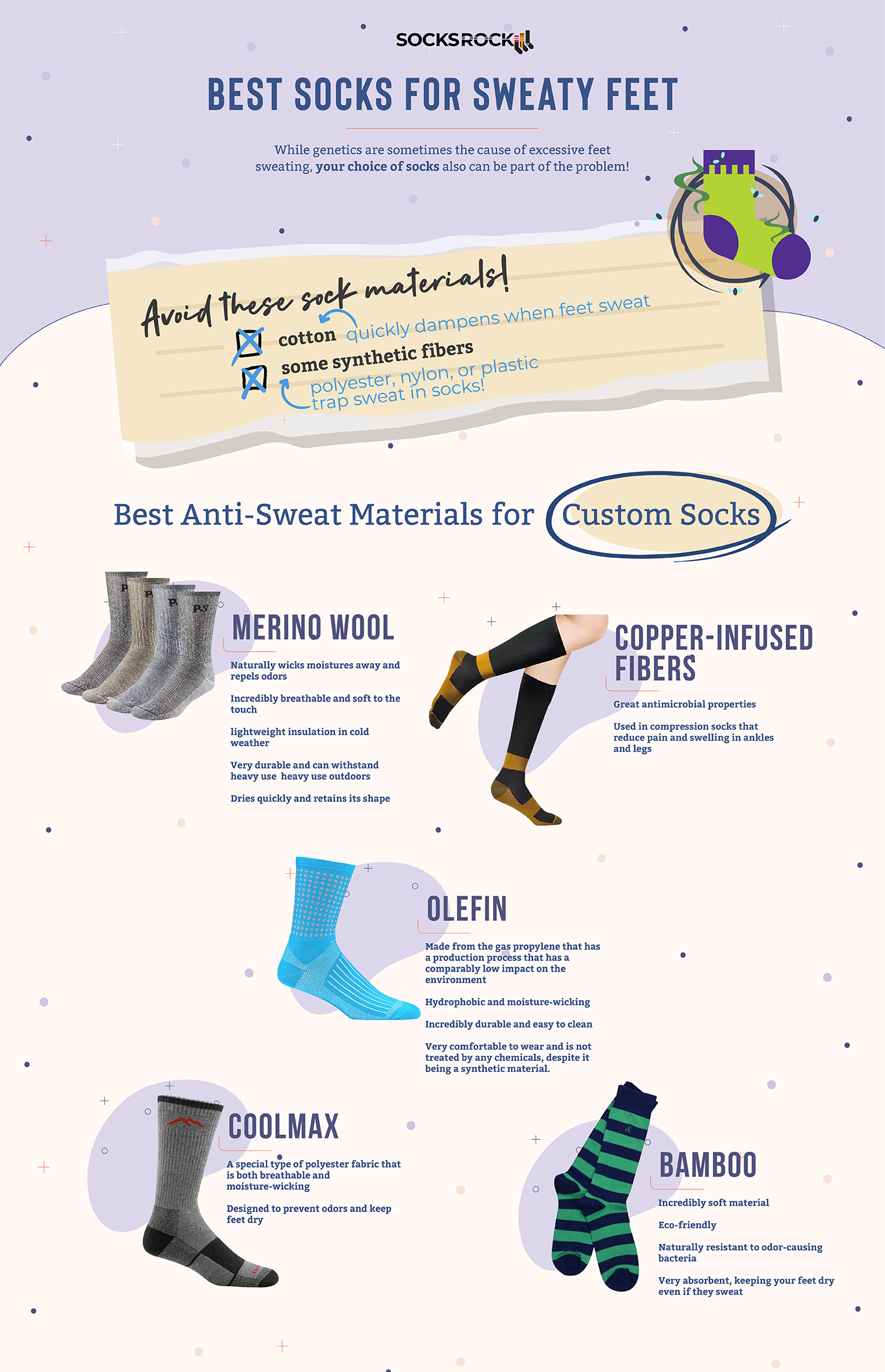 What is the best sock material?