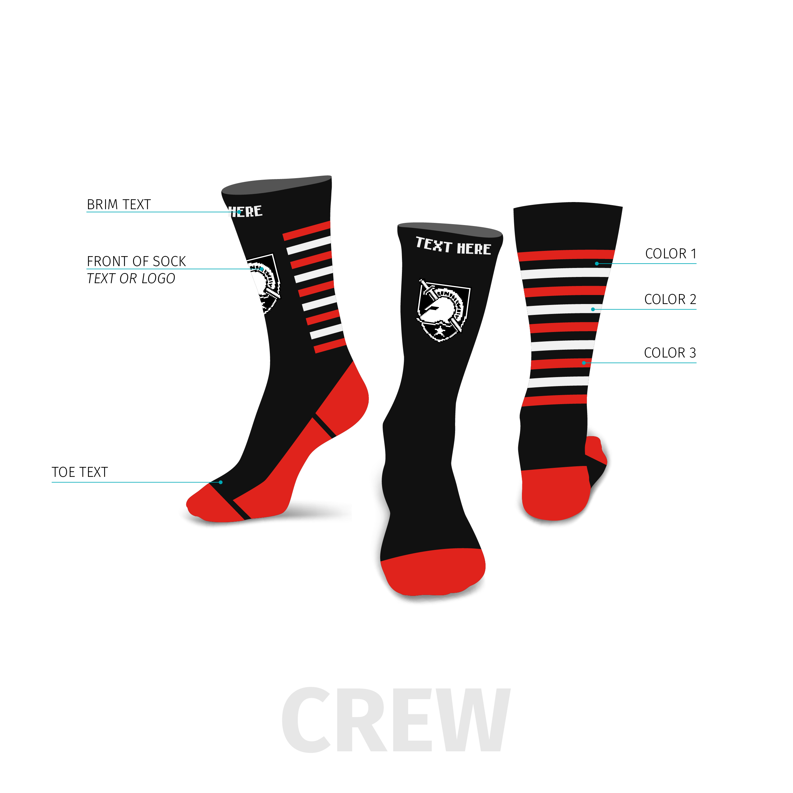High Quality Custom Socks Made In USA - Personalized Socks | SocksRock ...