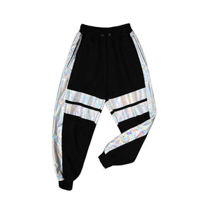 holographic jogger pants