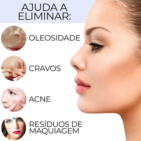 Aparelho De Limpeza Facial Elétrico Eletroflix