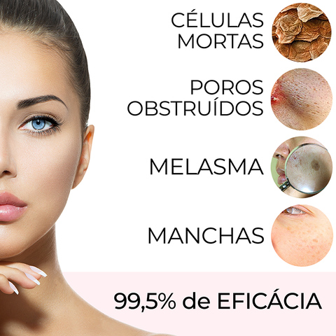 Aparelho De Limpeza Facial Elétrico Eletroflix