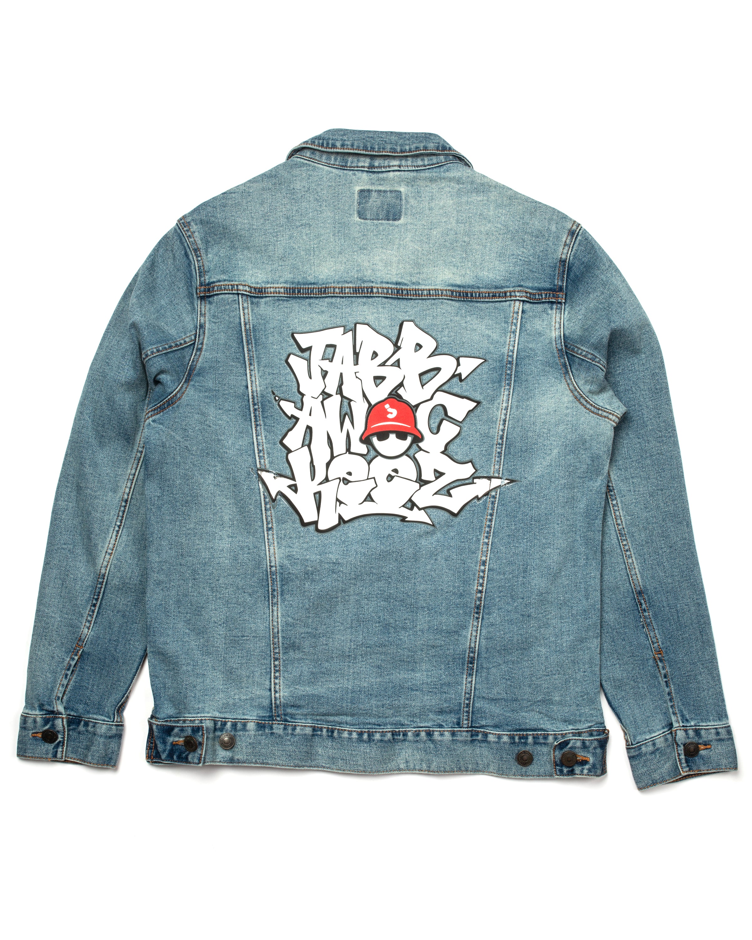 Denim Jacket 3 Stack Graffiti Jabbawockeez Wockshop