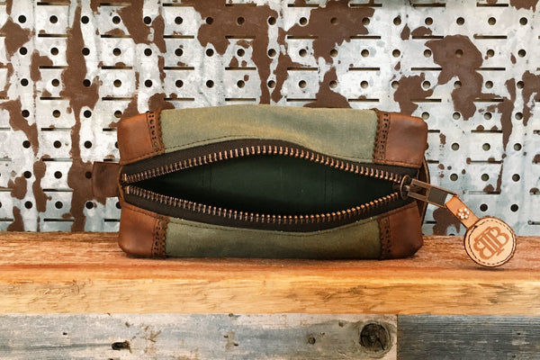 Suited & Booted Dopp Kit Zipper