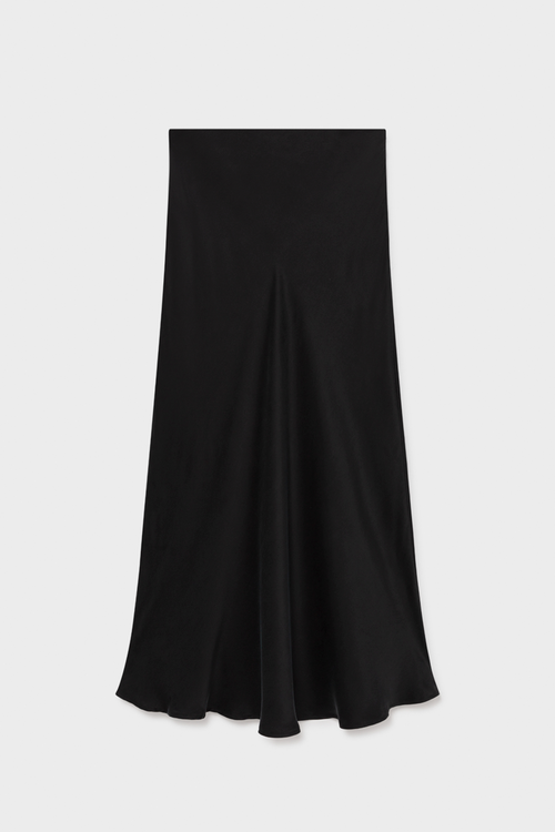 Base Range Dydine Skirt in Black Linen – Tamarind