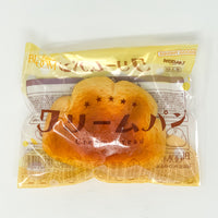iBloom Cream Bread Squishy Plain version front view in packaging