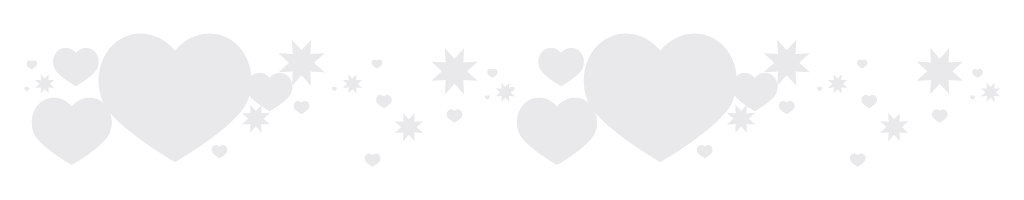 white heart pattern