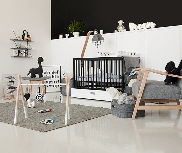 Lit Bebe Evolutif 1x60cm En Bois Differents Coloris Mokee