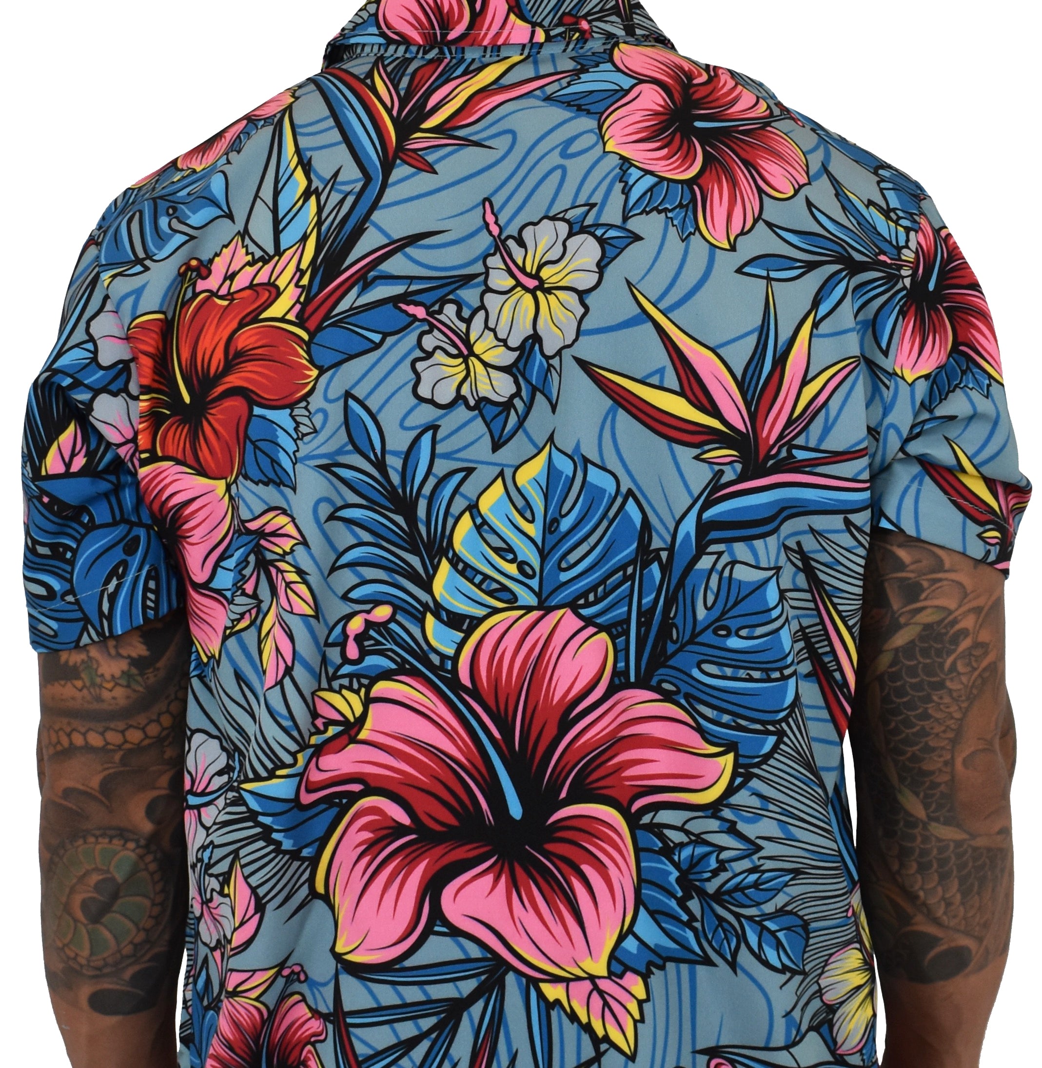 Pink Hibiscus' Aloha (Hawaiian) Shirt – Project X