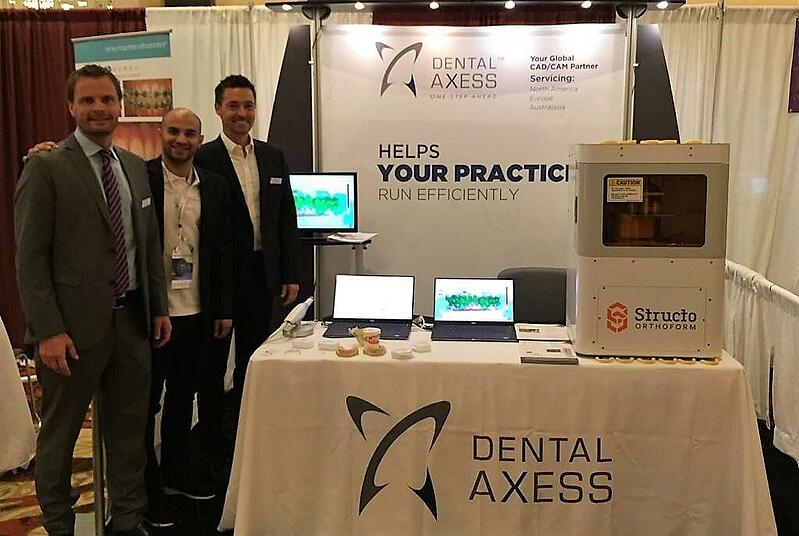 Structo’s Head of Business Development and Sales - Dhruv Sahgal with Dental Axess representatives 