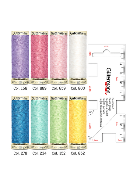 Gutermann Pastel Sewing Thread Set