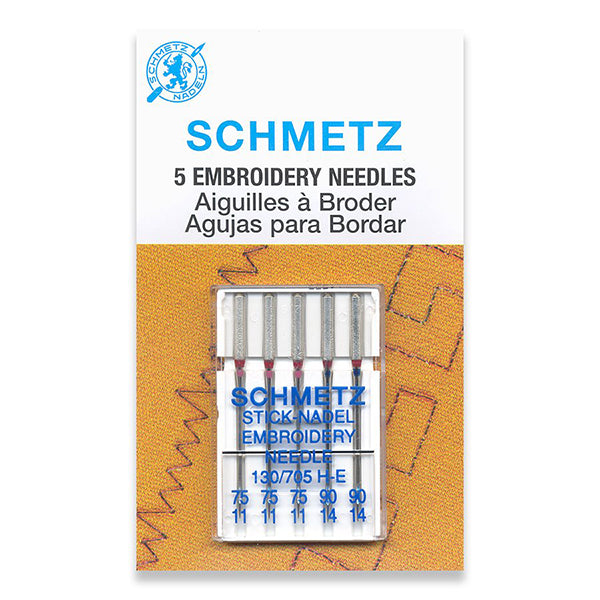 Schmetz Machine Embroidery Needle Twin Size 75/3.0
