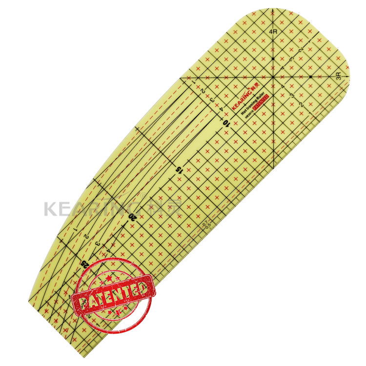  KEARING New Hot Hem Ruler for Sewing and Quilting, Patented  Heat Resistant Non-Slip Hot Ironing Ruler