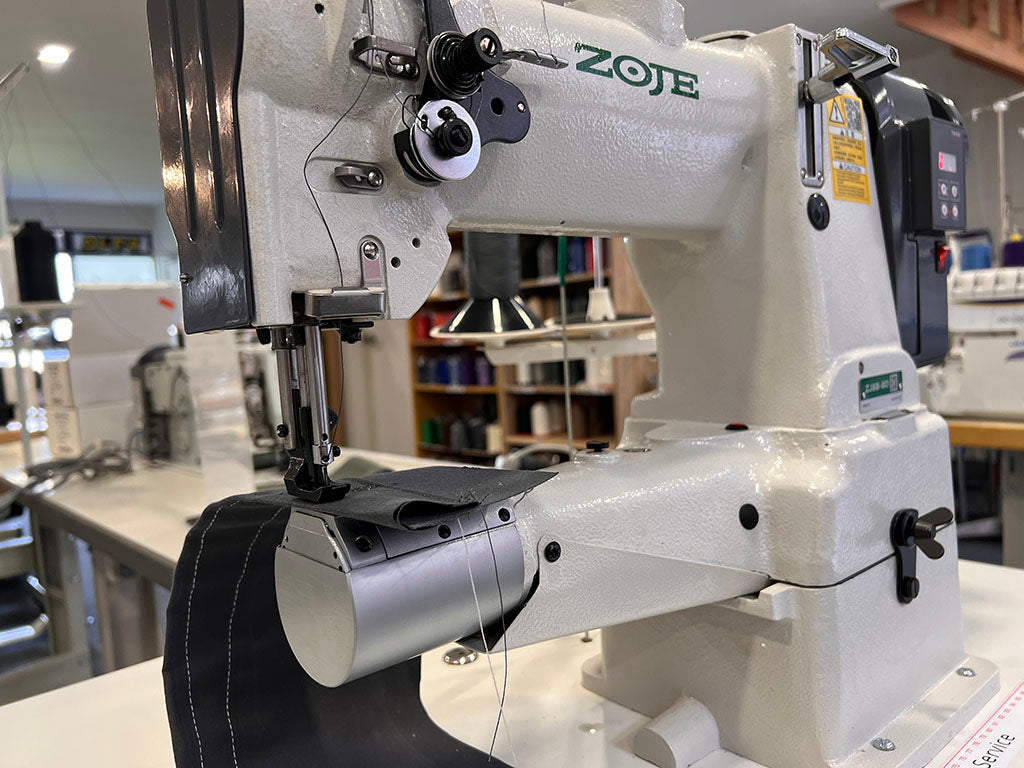 Zoje Cylinder Arm Walking Foot Sewing Machine with Direct Drive Motor