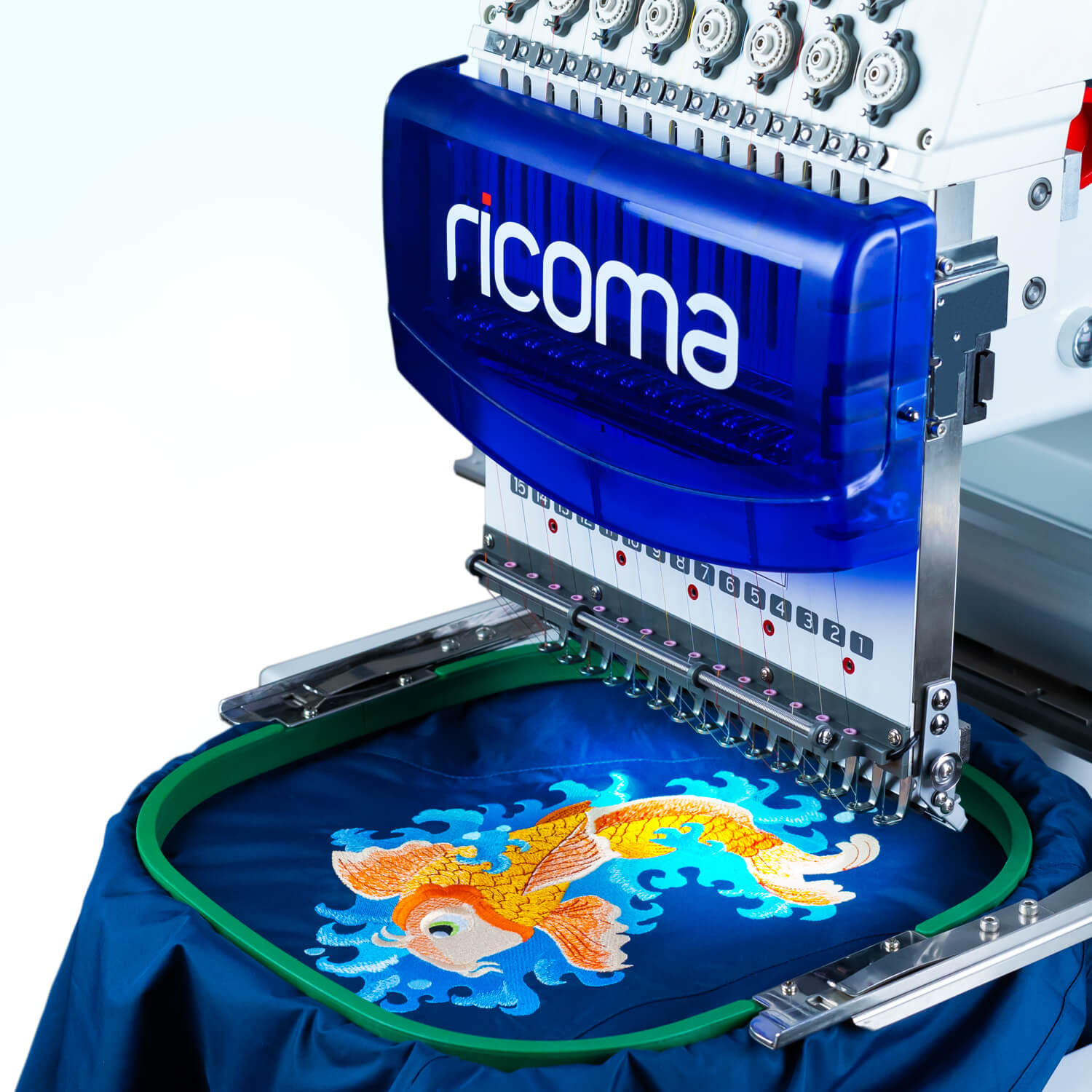 Ricoma Single Head Commercial Embroidery Machine – Direct Sewing