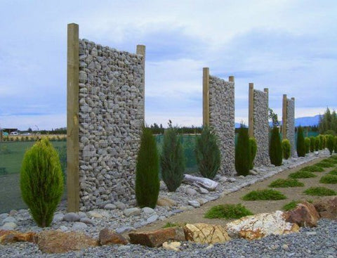 Rock Walls for wind protection