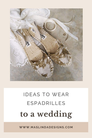 can I wear espadrilles to a wedding 