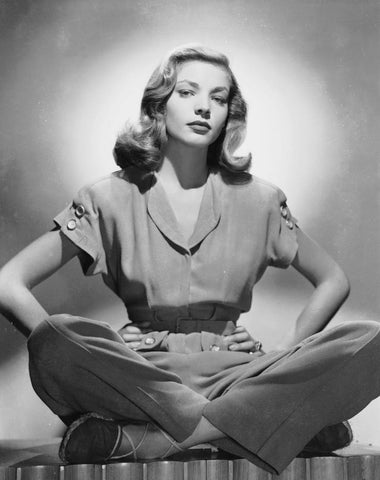 lauren bacall in espadrilles