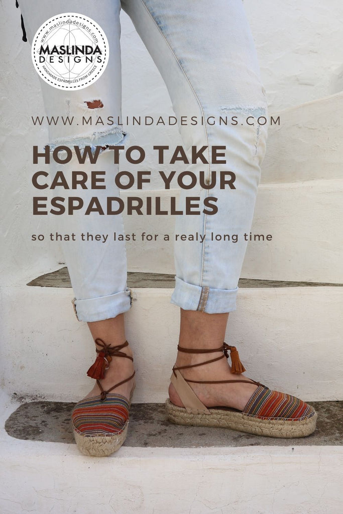 how to take care of your espadrilles