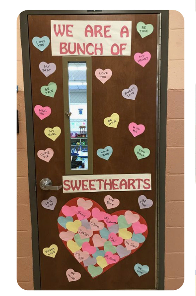 Heart Door Display Idea | Creative Shapes Etc.