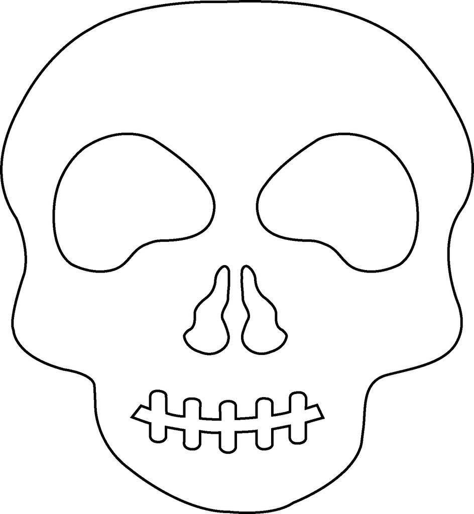 NEW! Skull Single Color Cut-Outs! | Creative Shapes Etc.