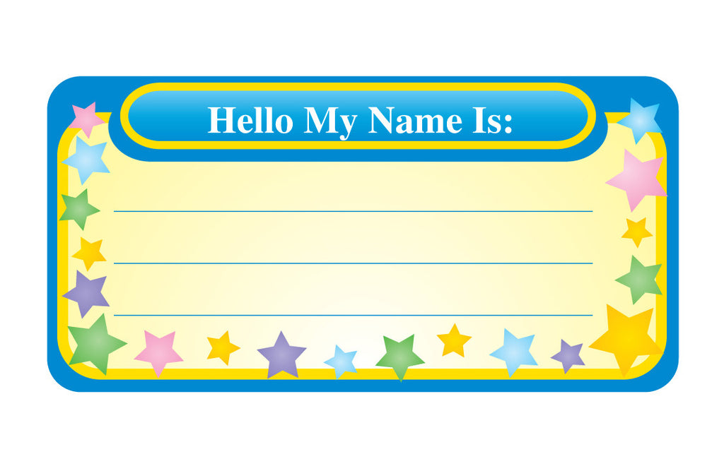 Nametag - My Name Is | Creative Shapes Etc.