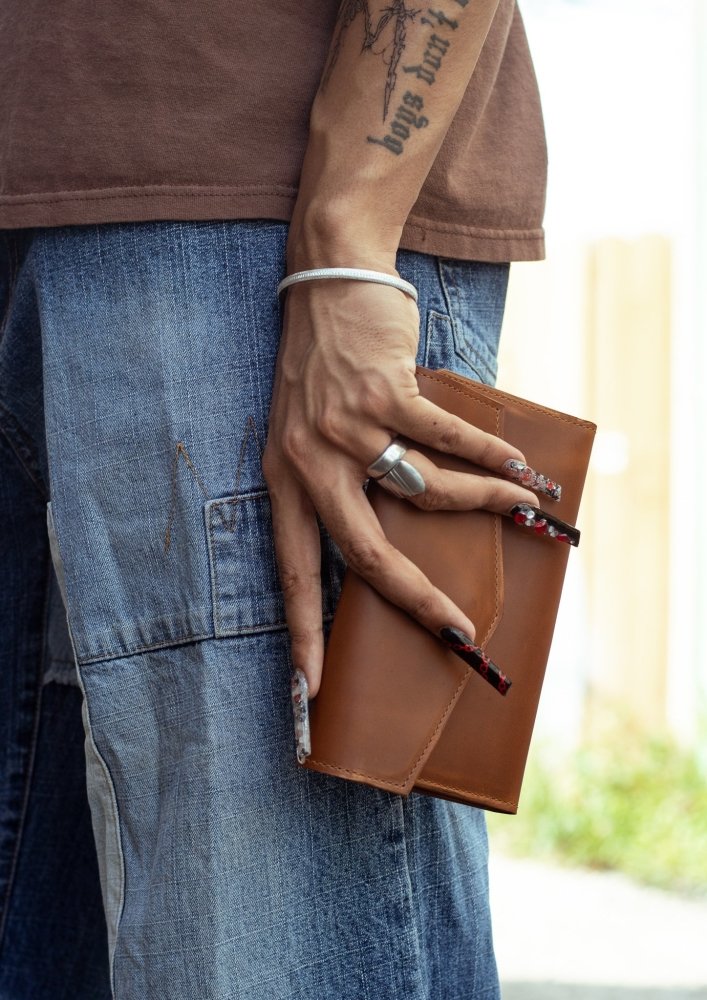 Leather Wallet Antique Tan