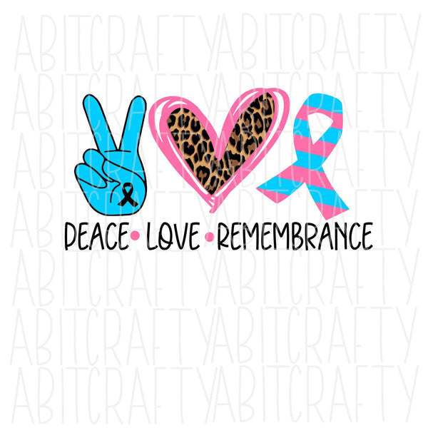 Download Peace Love Remembrance Infant Loss Miscarriage Svg Png Sublimation