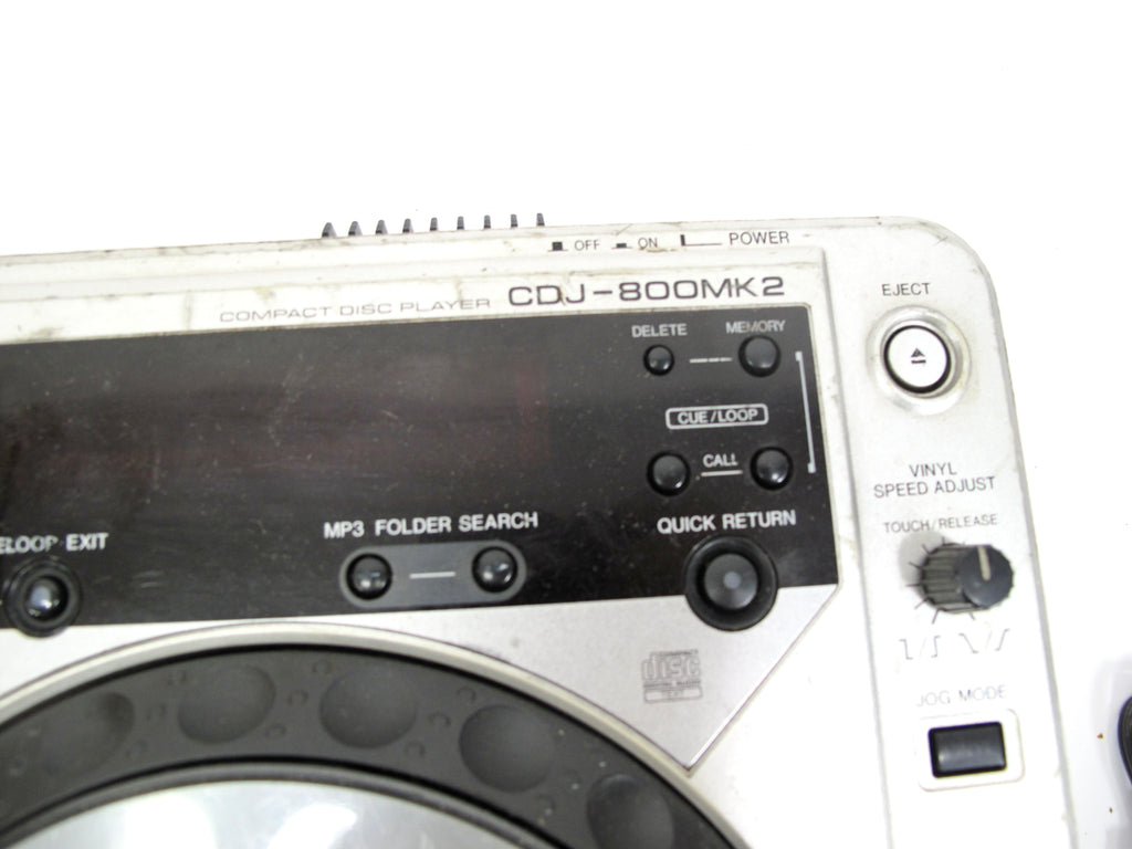 Pioneer CDJ-800MK2 Professional CD MP3 DJ Turntable CDJ Vinyl Mode Pla