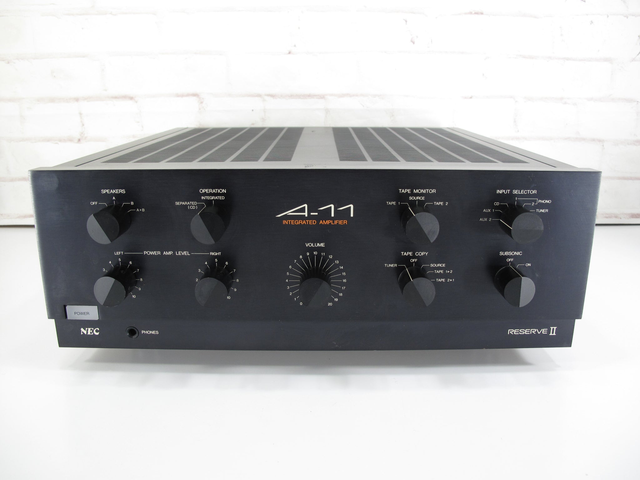 NEC A-11 Reserve II Type BC/BU EXTREMELY RARE Stereo Integrated Amplif