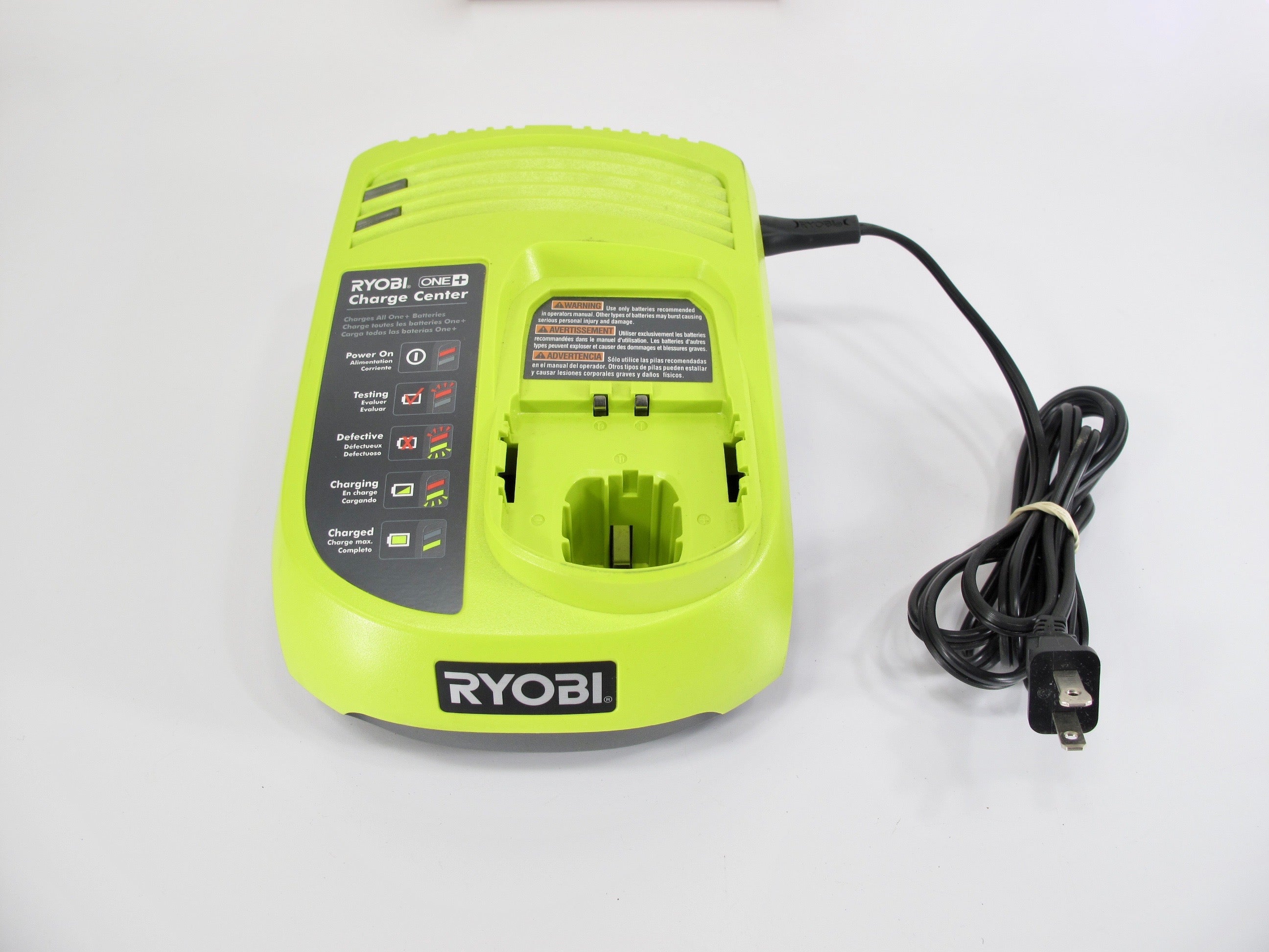 Genuine P113 OEM RYOBI ONE+ Plus Charge Center 18V Charger