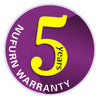 5 year commercial warranty