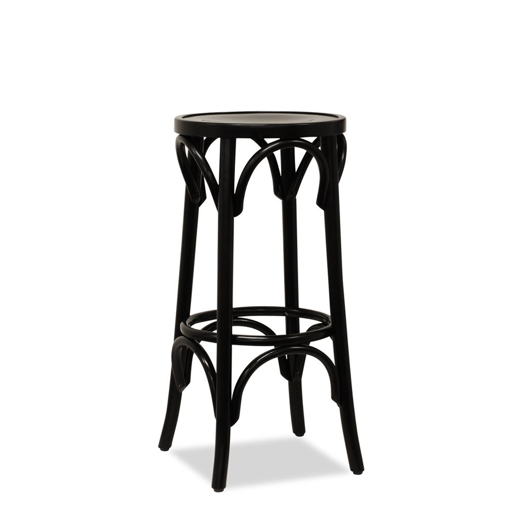 PAGED C-4375 'Dublin B' Bentwood Stool - Black – Nufurn Commercial Furniture