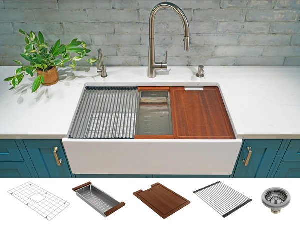 Aesthetic Appeal of Fireclay Farmhouse Sinks